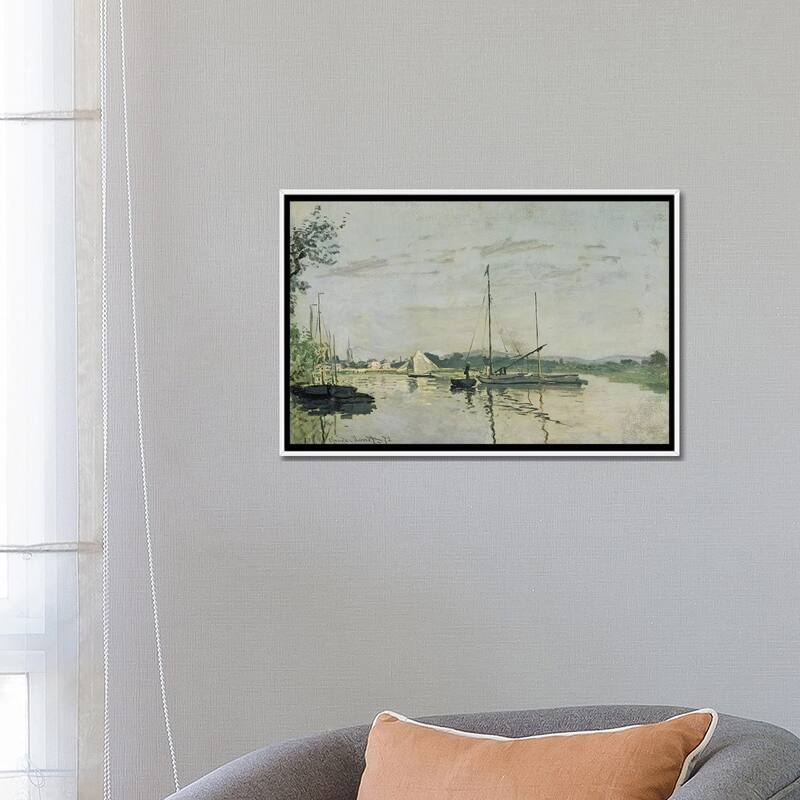 iCanvas "Argenteuil, 1872 " by Claude Framed Canvas Print Bed